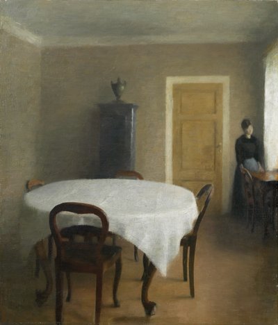 Interior, the Dining Room in Hammershøi