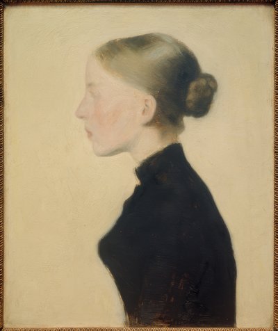 Young Sick Girl by Vilhelm Hammershoi