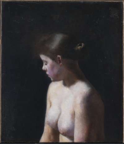 Nude Female Model by Vilhelm Hammershoi