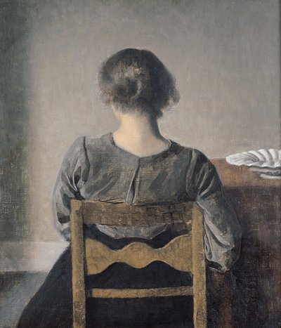 Rest by Vilhelm Hammershoi