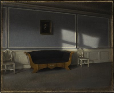 Sunshine in the Drawing Room III by Vilhelm Hammershøi