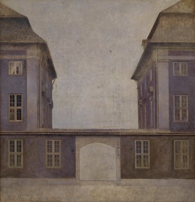 The Buildings of the Asiatic Company, Seen from St. Annæ Gade, 1902 by Vilhelm Hammershoi