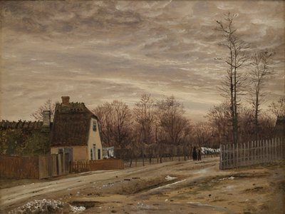 Evening after a Thaw. Taabæk, North of Copenhagen by Vilhelm Kyhn