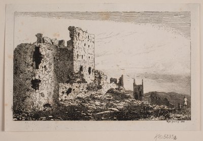Hammershus on Bornholm by Vilhelm Kyhn