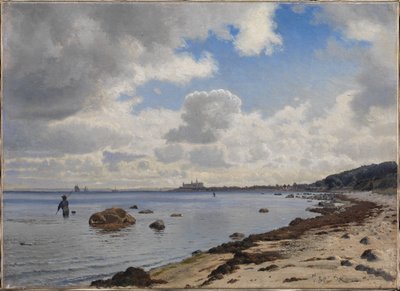 North Coast of Zealand with View to Kronborg by Vilhelm Kyhn