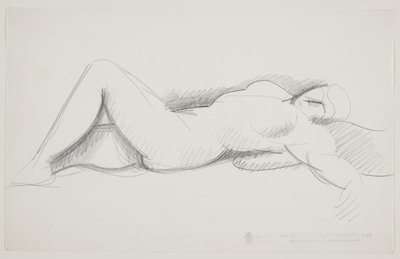 Reclining Female Model by Vilhelm Lundstrøm