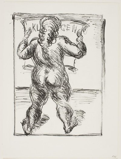 Standing Woman from the Back by Vilhelm Lundstrøm