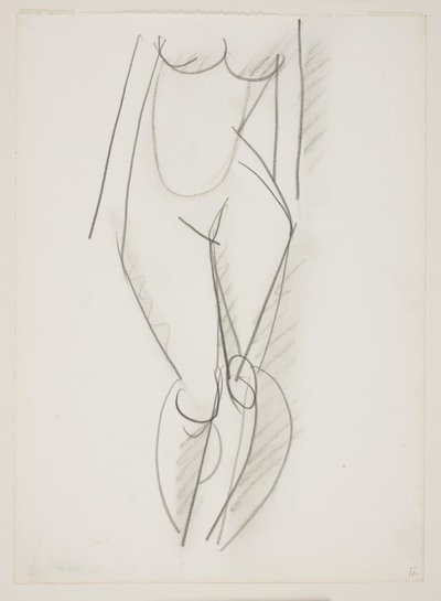 Standing Nude Woman Seen from the Front by Vilhelm Lundstrøm