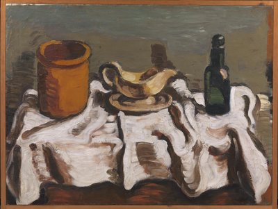 Still Life with a Jar, a Sauceboat and a Bottle by Vilhelm Lundstrøm