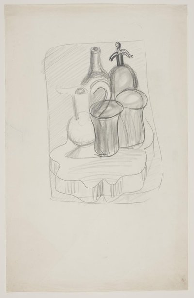 Study for a Still Life with Bottle and Siphon, called 