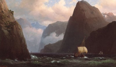 Skåla, Romsdalsfjord by Vilhelm Melbye