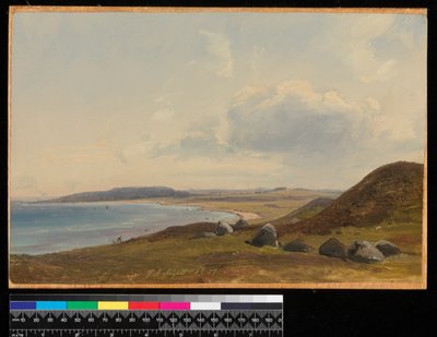 View Towards Hesbjerg from the Hornbaek Estate, 1857 by Vilhelm Peterson
