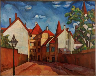 Suburb by Vilmos Perlrott-Csaba