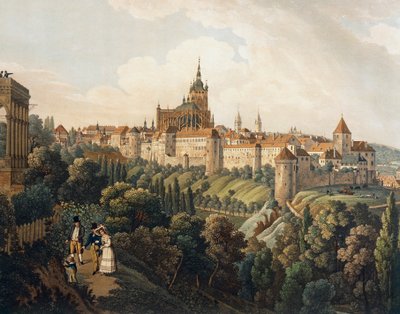 View of Prague from Belvedere by Vincenc Morstadt