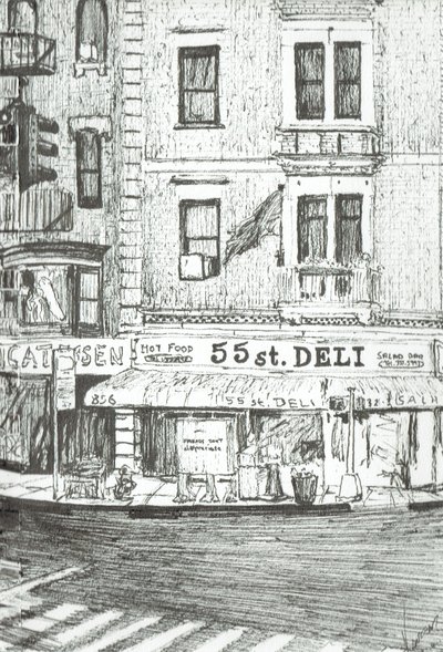 55th Street New York by Vincent Alexander Booth