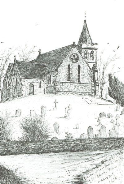 Church of St Mary the Virgin, Brook, I.O.W. by Vincent Alexander Booth