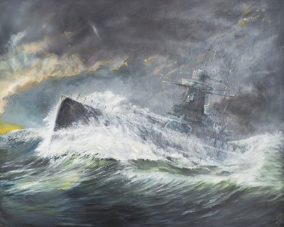 Graf Spee Enters the Indian Ocean 3rd November 1939, 2006 by Vincent Alexander Booth