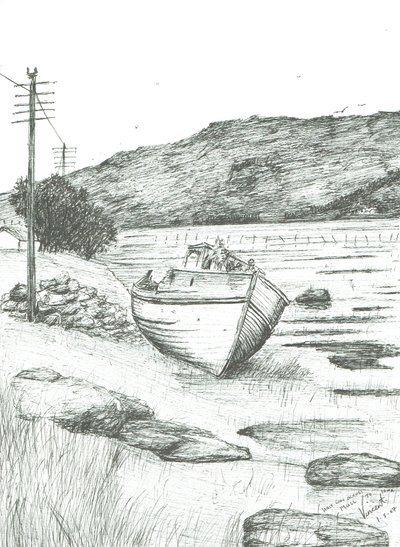 Halfway Across Isle of Mull by Vincent Alexander Booth