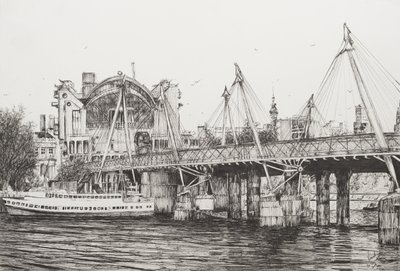 Hungerford Bridge London, 2006 by Vincent Alexander Booth