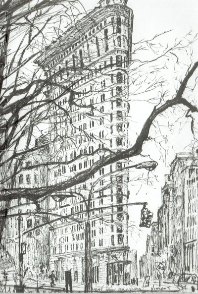 New York Flat Iron Building by Vincent Alexander Booth