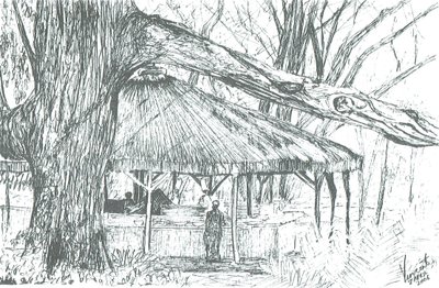 Outdoor Bar, Lake Naivasha by Vincent Alexander Booth