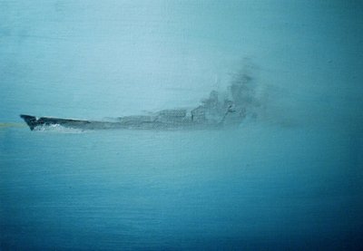 Scharnhorst in morning mist Channel Dash 1942 by Vincent Alexander Booth