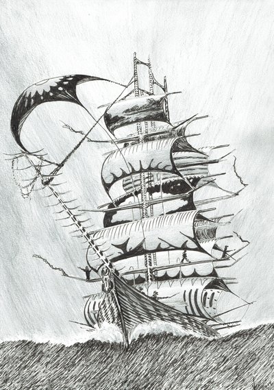 Storm Creators Durville Sea by Vincent Alexander Booth