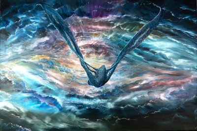 Storm Creators planet SATURN (2), 2021 by Vincent Alexander Booth