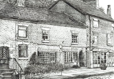 The Book Shop at Marple Bridge by Vincent Alexander Booth