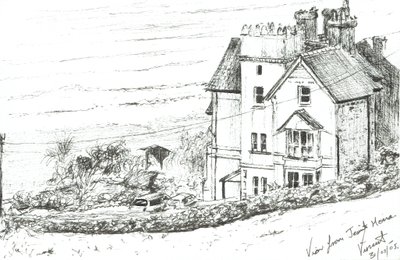 The Jesuit House on the Welsh coast, 2005 by Vincent Alexander Booth