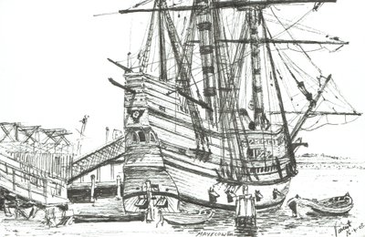 The Mayflower, Plymouth, Massachusetts. 2003 by Vincent Alexander Booth