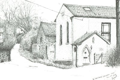 The Old Chapel, Brighstone Isle of Wight by Vincent Alexander Booth