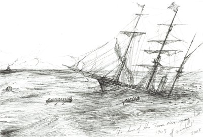 The loss of the Terra Nova 1943, 2011 by Vincent Alexander Booth
