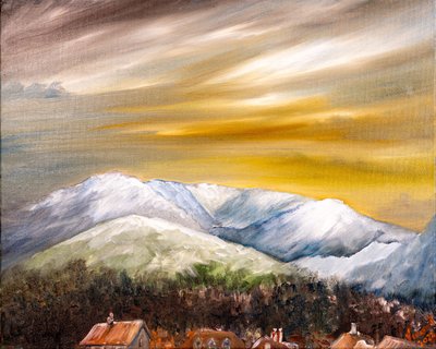 View of Coniston, 2022 by Vincent Alexander Booth