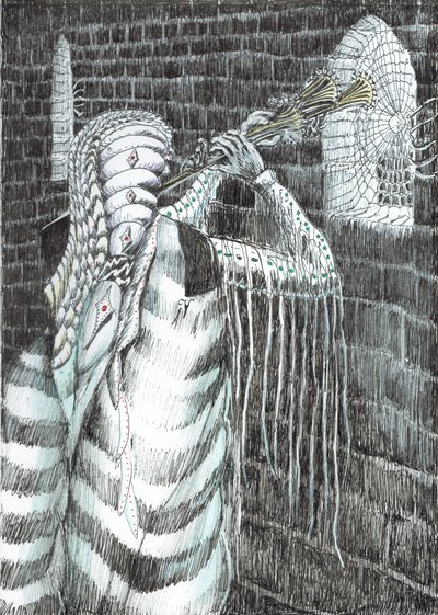 Page 7, The Castle in the Forest of Findhorn by Vincent Alexander Booth