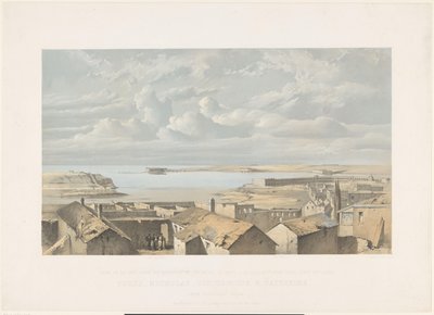 The Forts Nicholas, Constantine, and Catherine in Crimea, 1855 by Vincent Brooks