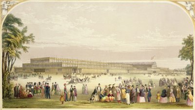 Great Exhibition, 1851: view of the building designed by Joseph Paxton, architect by Vincent Brooks