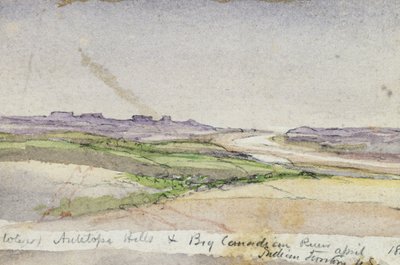 Antelope Hills and Big Canadian River by Vincent Colyer