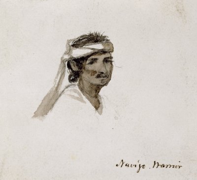 Navajo Warrior, 1869-1871 by Vincent Colyer