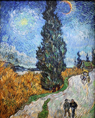 Country Road in Provence by Night by Vincent van Gogh