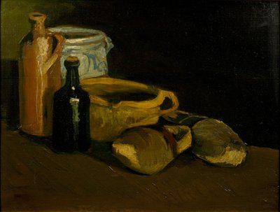 Still Life with Clogs and Pots, 1884 by Vincent van Gogh