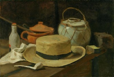 Still Life with Yellow Straw Hat by Vincent van Gogh