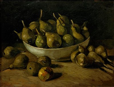 Still Life with an Earthen Bowl and Pears by Vincent van Gogh
