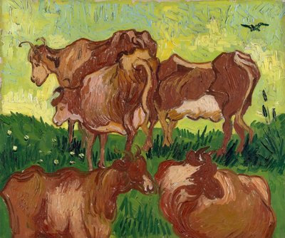 The Cows After Jacob Jordaens by Vincent van Gogh
