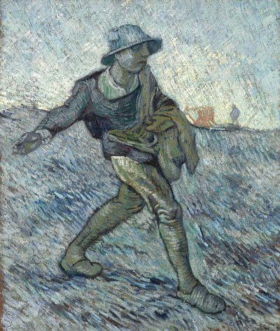 The Sower after Millet by Vincent van Gogh