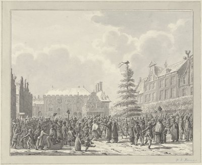 Revolution in Haarlem, January 19, 1795 by Vincent Jansz. van der Vinne