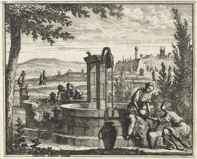 Women by a Water Well by Vincent Laurensz. van der Vinne (II)