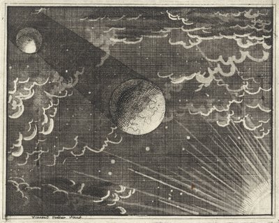 Sun, Earth, and Moon by Vincent Laurensz. van der Vinne (II)