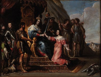 Allegory of Justice or Esther before Ahasuerus by Vincent Malò (I)