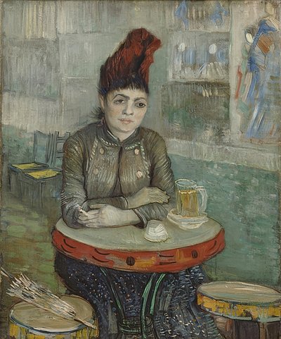 Agostina Segatori in the Café Le Tambourin. 1887 by Vincent van Gogh